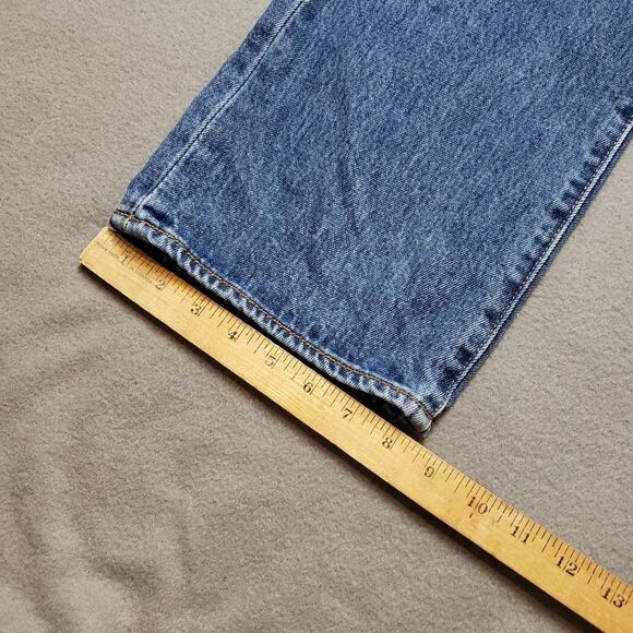 Levi's Men's 501 Straight Jeans - Blue Size 38 - Picture 13 of 14